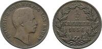 Baden-Durlach Cu 1/2 Kreuzer Friedrich I. 1852-1907 -