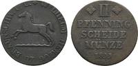 Braunschweig-Wolfenbüttel Cu 2 Pfennig Wilhelm 1831-1884 -