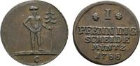 Braunschweig-Wolfenbüttel Cu Pfennig Karl Wilhelm Ferdinand 1780-1806 -