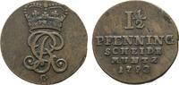 Braunschweig-Calenberg-Hannover Cu 1 1/2 Pfennig Georg III. 1760-1820 -