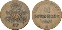 Braunschweig-Calenberg-Hannover Cu 2 Pfennig Wilhelm IV. 1830-1837 -