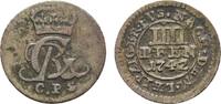 Braunschweig-Calenberg-Hannover 4 Pfennig Georg II. 1727-1760 -