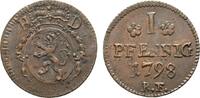Hessen-Darmstadt Cu Pfennig Ludwig X. 1790-1806 -