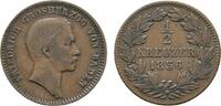 Baden-Durlach Cu 1/2 Kreuzer Friedrich I. 1852-1907 -