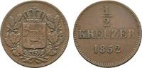 Bayern Cu 1/2 Kreuzer Maximilian II. 1848-1864 -