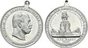 Brandenburg-Preußen Tragbare Aluminiummedaille Wilhelm I. 1861-1888 -