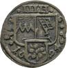 Würzburg, Bistum Einseitiger 3 Heller Johann Gottfried II. von Guttenberg 1684-1698 -