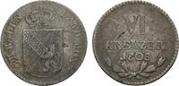 Baden-Durlach 6 Kreuzer Karl Friedrich 1806-1811 -