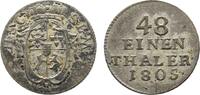Sachsen-Coburg-Saalfeld 1/48 Taler Franz Friedrich Anton 1800-1806 -