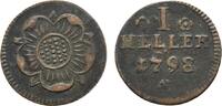 Lippe-Detmold Cu Heller Friedrich Wilhelm Leopold 1789-1802 -
