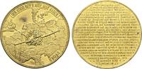 Erster Weltkrieg Vergoldete Bronzemedaille -
