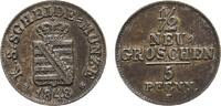 Sachsen-Albertinische Linie 1/2 Neugroschen Friedrich August II. 1836-1854 -