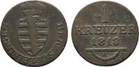 Sachsen-Meiningen Cu Kreuzer Bernhard Erich Freund 1803-1866 -
