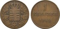 Sachsen-Meiningen Cu Kreuzer Bernhard Erich Freund 1803-1866 -