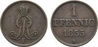 Braunschweig-Calenberg-Hannover Cu Pfennig Georg V. 1851-1866 -