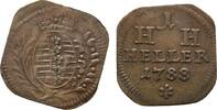 Sachsen-Hildburghausen Cu Heller Klippe Friedrich 1784-1826 -
