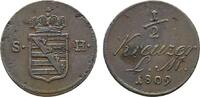 Sachsen-Hildburghausen Cu 1/2 Kreuzer Friedrich 1784-1826 -