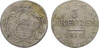 Sachsen-Coburg-Saalfeld 3 Kreuzer Ernst 1806-1826 -