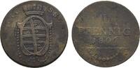 Sachsen-Coburg-Saalfeld Cu 3 Pfennig Ernst 1806-1826 -