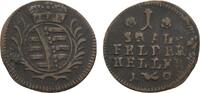 Sachsen-Coburg-Saalfeld Cu Heller Franz Josias 1745-1764 -
