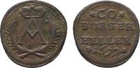 Sachsen-Coburg Cu Heller Albrecht III. 1680-1699 -