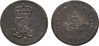 Lauenburg Cu 1/2 Dreiling Georg II. von Hannover 1727-1760 -