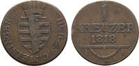 Sachsen-Meiningen Cu Kreuzer Bernhard Erich Freund 1803-1866 -