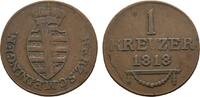 Sachsen-Meiningen Cu Kreuzer Bernhard Erich Freund 1803-1866 -