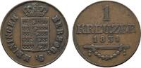 Sachsen-Meiningen Cu Kreuzer Bernhard Erich Freund 1803-1866 -