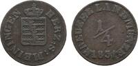 Sachsen-Meiningen Cu 1/4 Kreuzer Bernhard Erich Freund 1803-1866 -