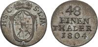 Sachsen-Coburg-Saalfeld 1/48 Taler Franz Friedrich Anton 1800-1806 -
