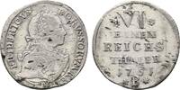 Brandenburg-Preußen 1/6 Taler Friedrich II. 1740-1786 -