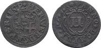 Paderborn, Bistum Cu 2 Pfennig Hermann Werner von Metternich 1683-1704 -