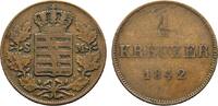 Sachsen-Meiningen Cu Kreuzer Bernhard Erich Freund 1803-1866 -
