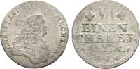 Mecklenburg-Schwerin 1/6 Taler Friedrich 1756-1785 -