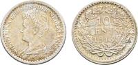 Niederlande-Königreich 10 Cent Wilhelmina I. 1890-1948 -