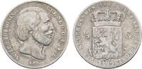 Niederlande-Königreich 1/2 Gulden Wilhelm III. 1849-1890 -