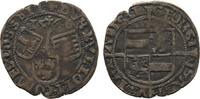 Belgien-Lüttich, Bistum Cu Brulé de 4 sols Georg von Österreich 1544-1557 -