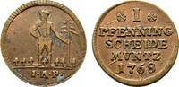 Braunschweig-Wolfenbüttel Cu Pfennig Karl I. 1735-1780 -