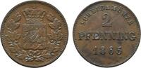 Bayern Cu 2 Pfennig Ludwig II. 1864-1886 -