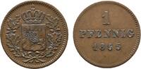 Bayern Cu Pfennig Maximilian II. 1848-1864 -