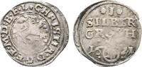 Silbergroschen 1621 Münzzeichen Herz Braunschweig-Lüneburg-Celle Christian von Minden 1611-1633 Äußerst selten. Prägeschwächen, sehr schön
