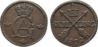 Schweden Cu 1/12 Skilling Gustav IV. Adolf 1792-1809 -
