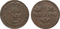 Schweden Cu 1/12 Skilling Karl XIV. Johann 1818-1844 -
