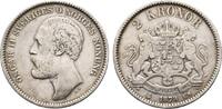 Schweden 2 Kronor Oskar II. 1872-1907 -