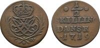 Dänemark Cu 1/2 Skilling Friedrich IV. 1699-1730 -
