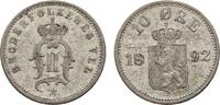 Norwegen 10 Öre Oskar II. 1872-1905 -