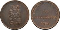 Dänemark 16 Rigsbankskilling Rigsbanktegn Frederik VI. 1808-1839 -