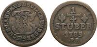 Jülich-Berg Cu 1/4 Stüber Karl Theodor 1742-1799 -