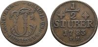 Jülich-Berg Cu 1/2 Stüber Karl Theodor 1742-1799 -